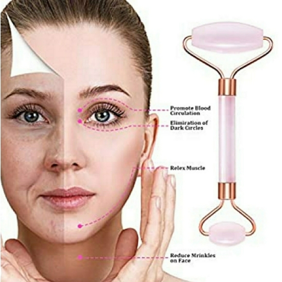 Rose Quartz Beautiful Facial Roller Kit - Picture 4 of 7